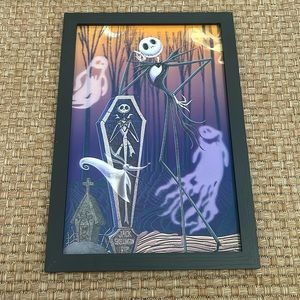 Nightmare Before Christmas Jack the Skeleton holographic picture art